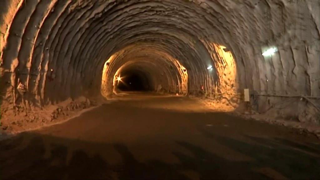 Inside the Khellani Tunnel