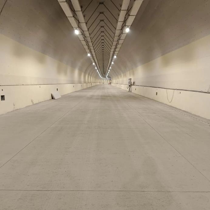 Mumbai Coastal Road Tunnel interior