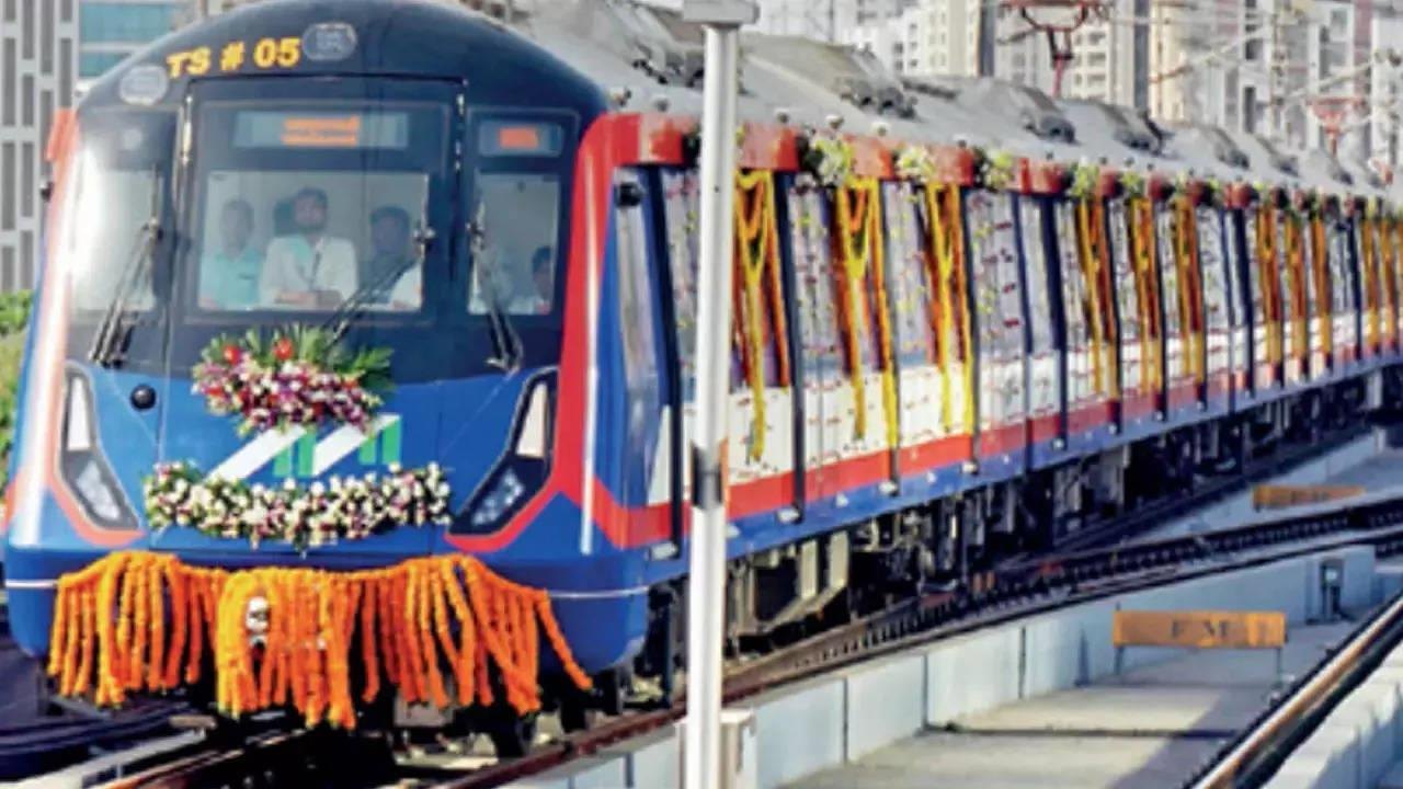 Mumbai Metro train